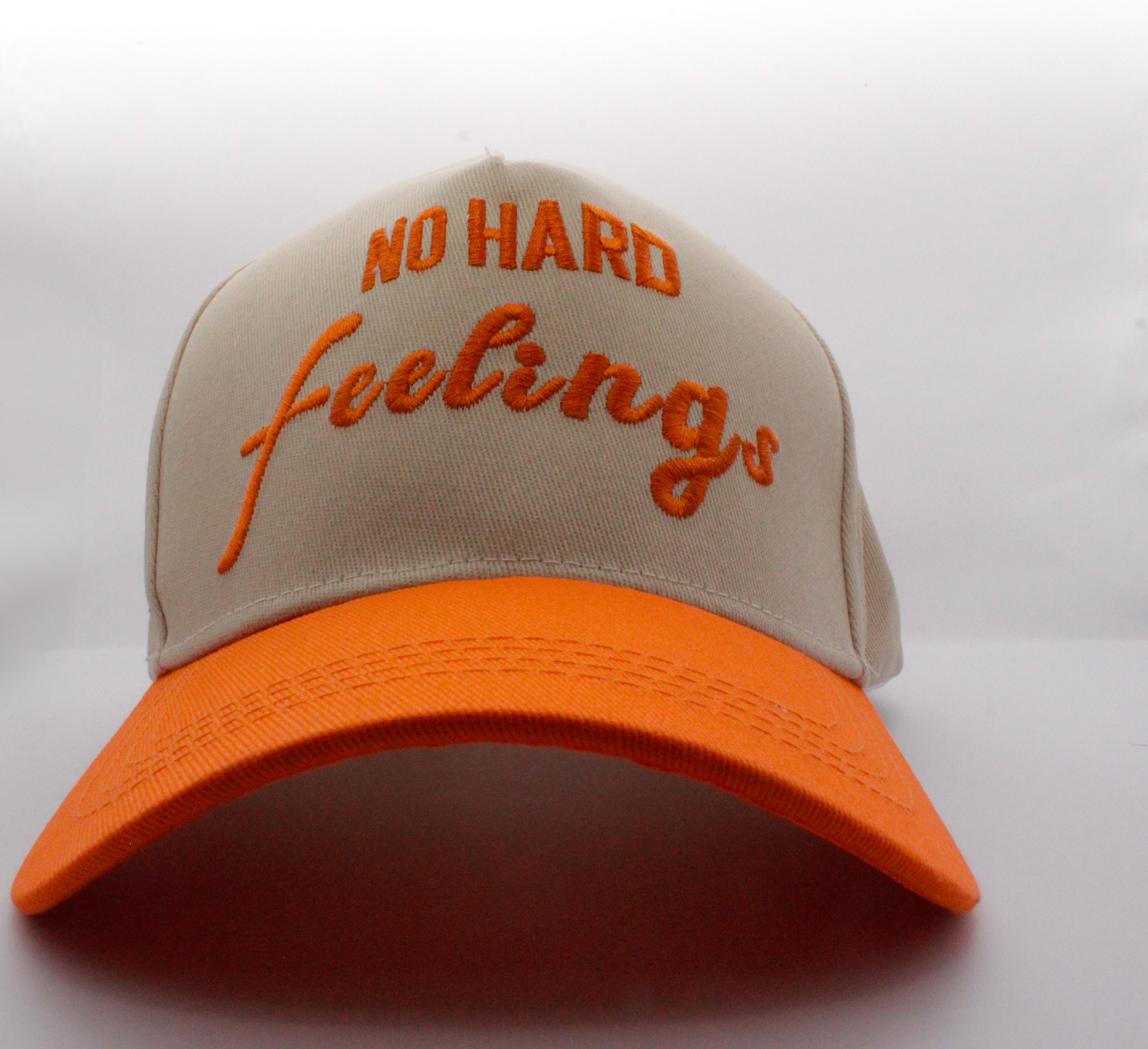 NO HARD FEELINGS (Orange & Tan ) - SNAPBACK