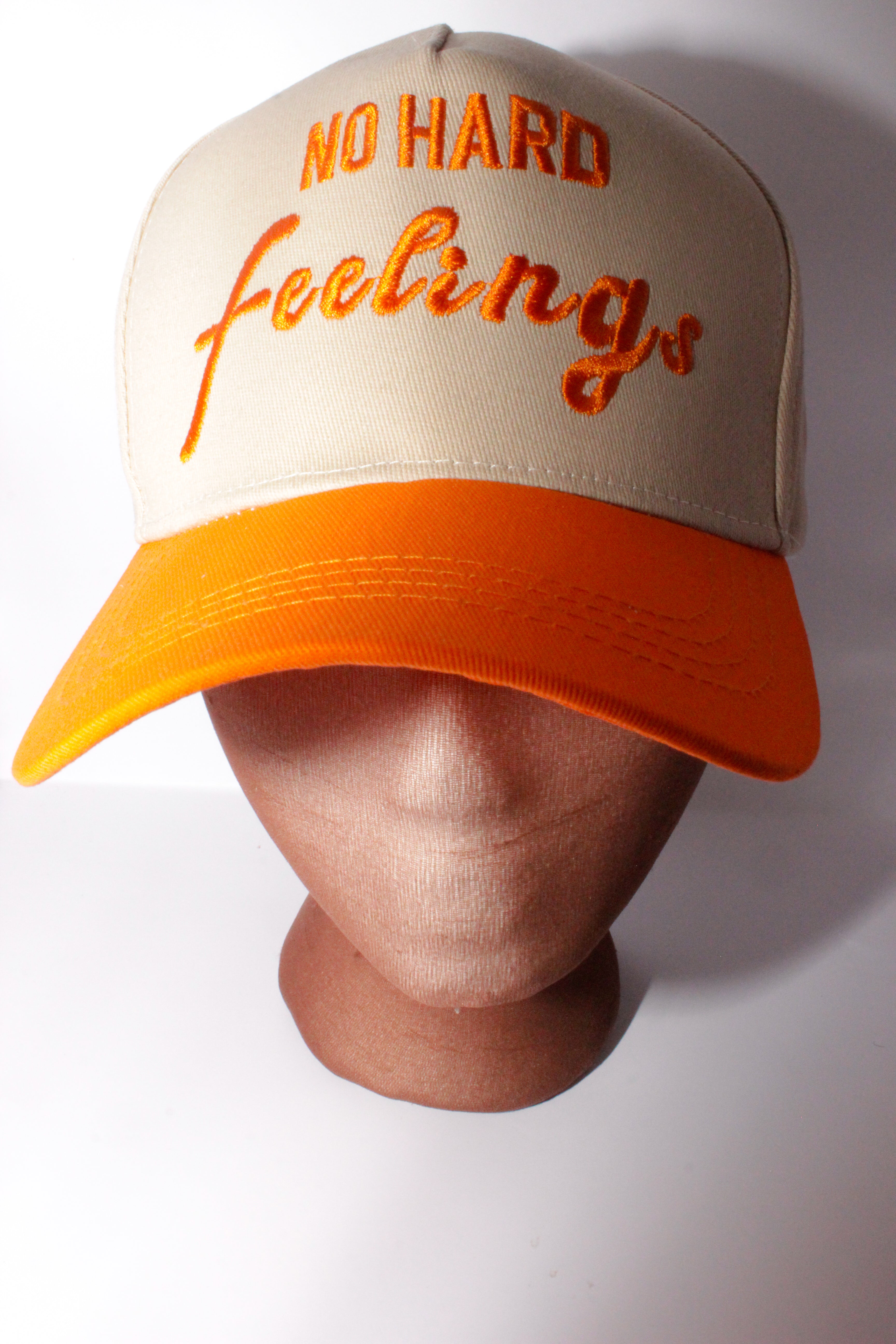 NO HARD FEELINGS (Orange & Tan ) - SNAPBACK