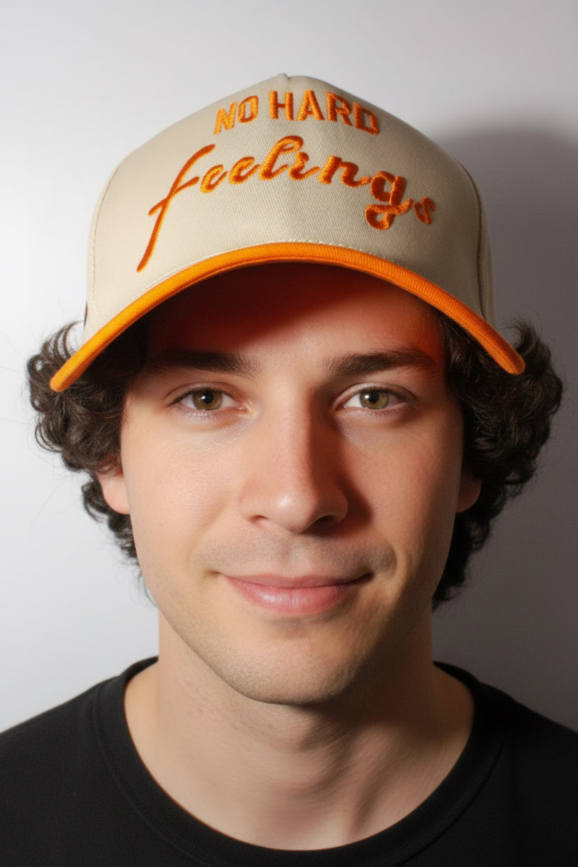 NO HARD FEELINGS (Orange & Tan ) - SNAPBACK