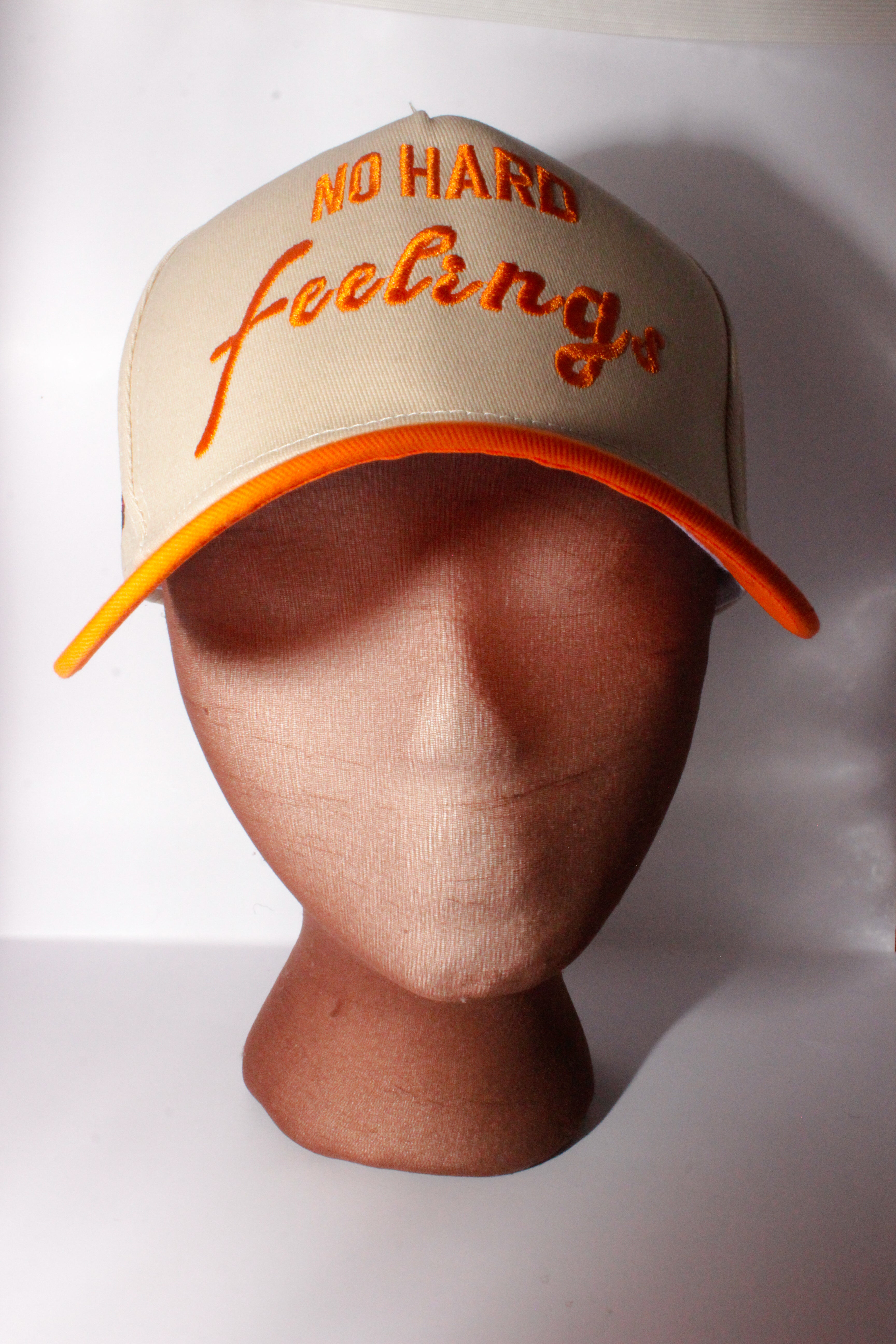 NO HARD FEELINGS (Orange & Tan ) - SNAPBACK