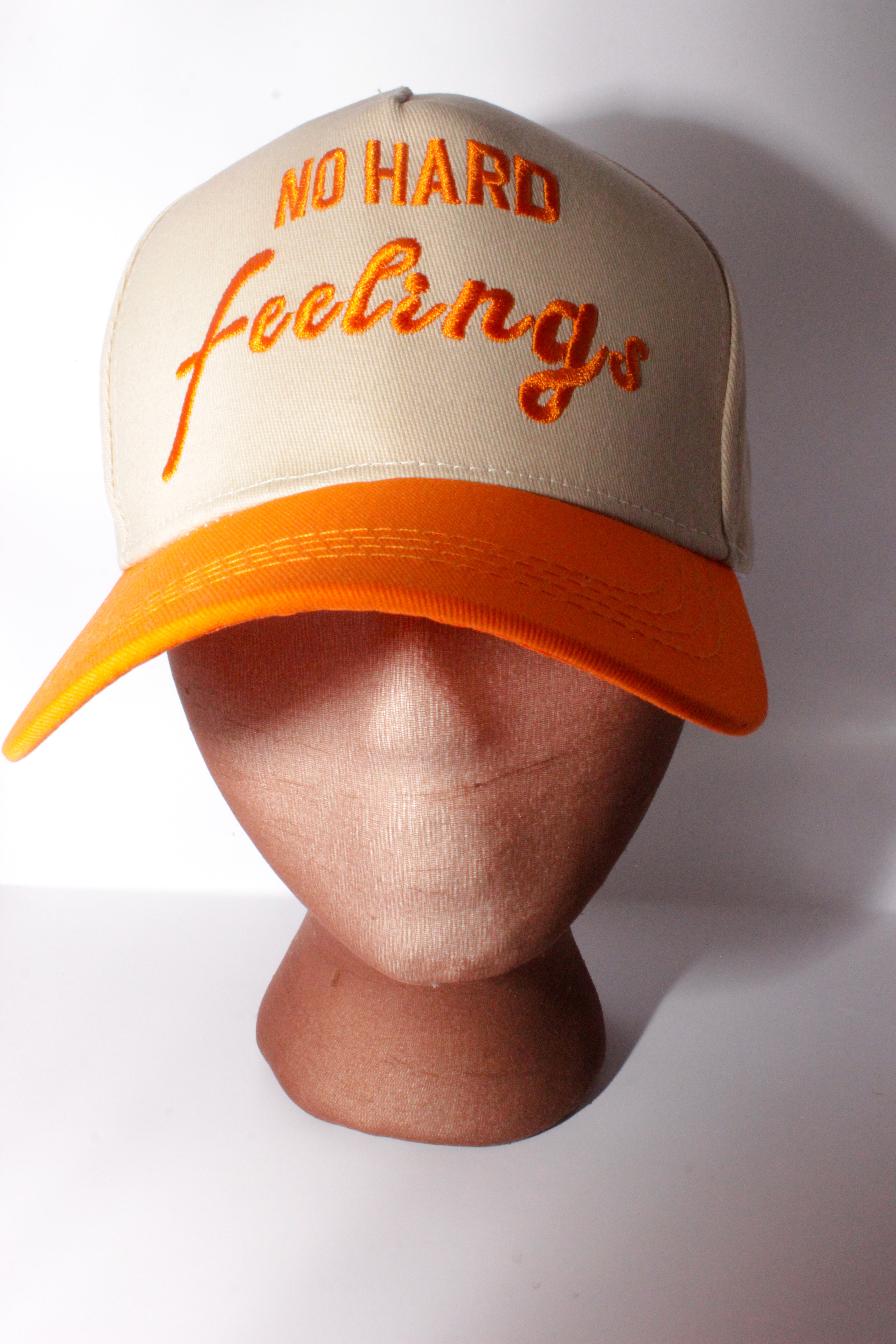 NO HARD FEELINGS (Orange & Tan ) - SNAPBACK
