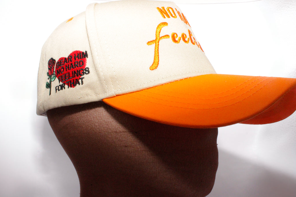 NO HARD FEELINGS (Orange & Tan ) - SNAPBACK