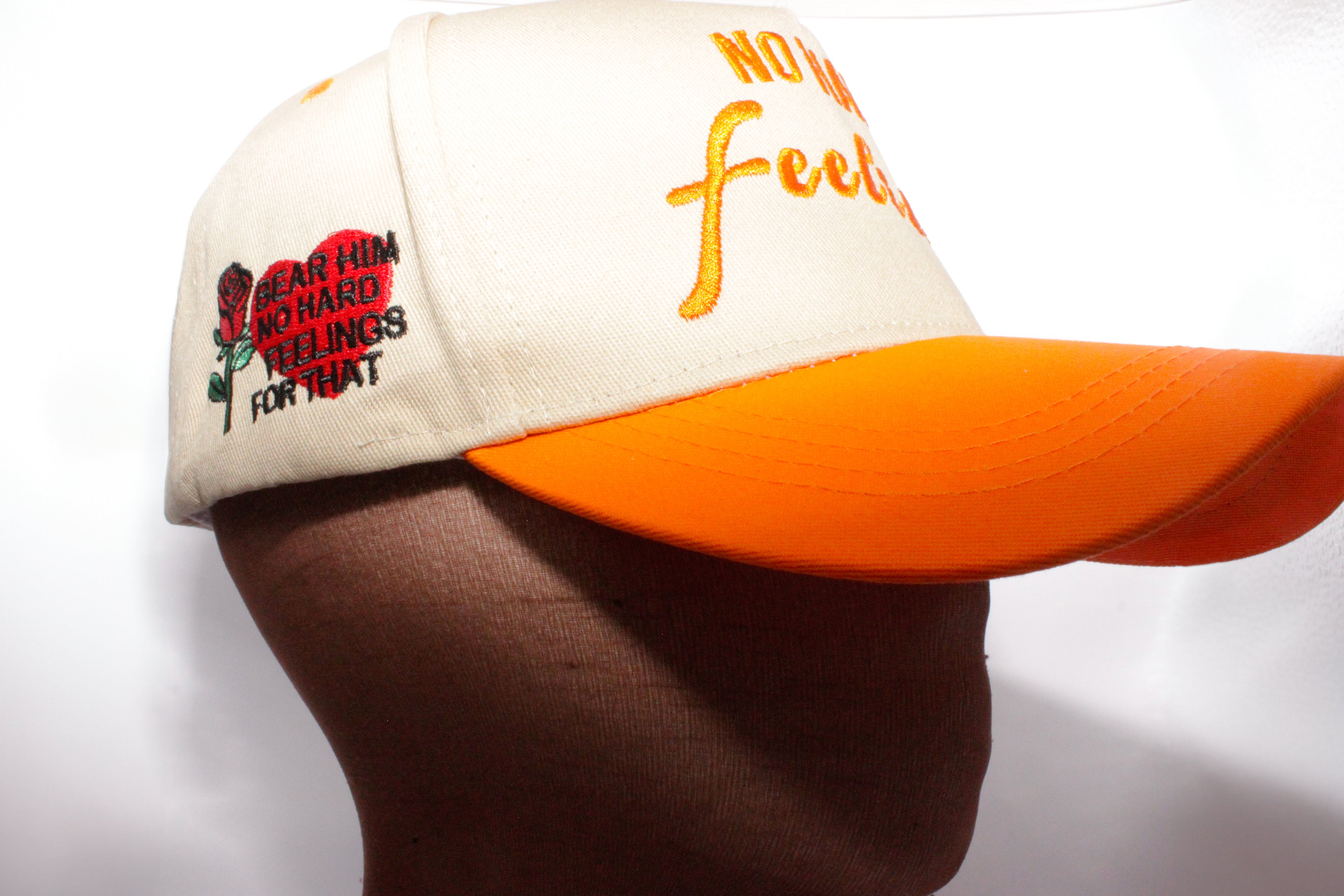 NO HARD FEELINGS (Orange & Tan ) - SNAPBACK