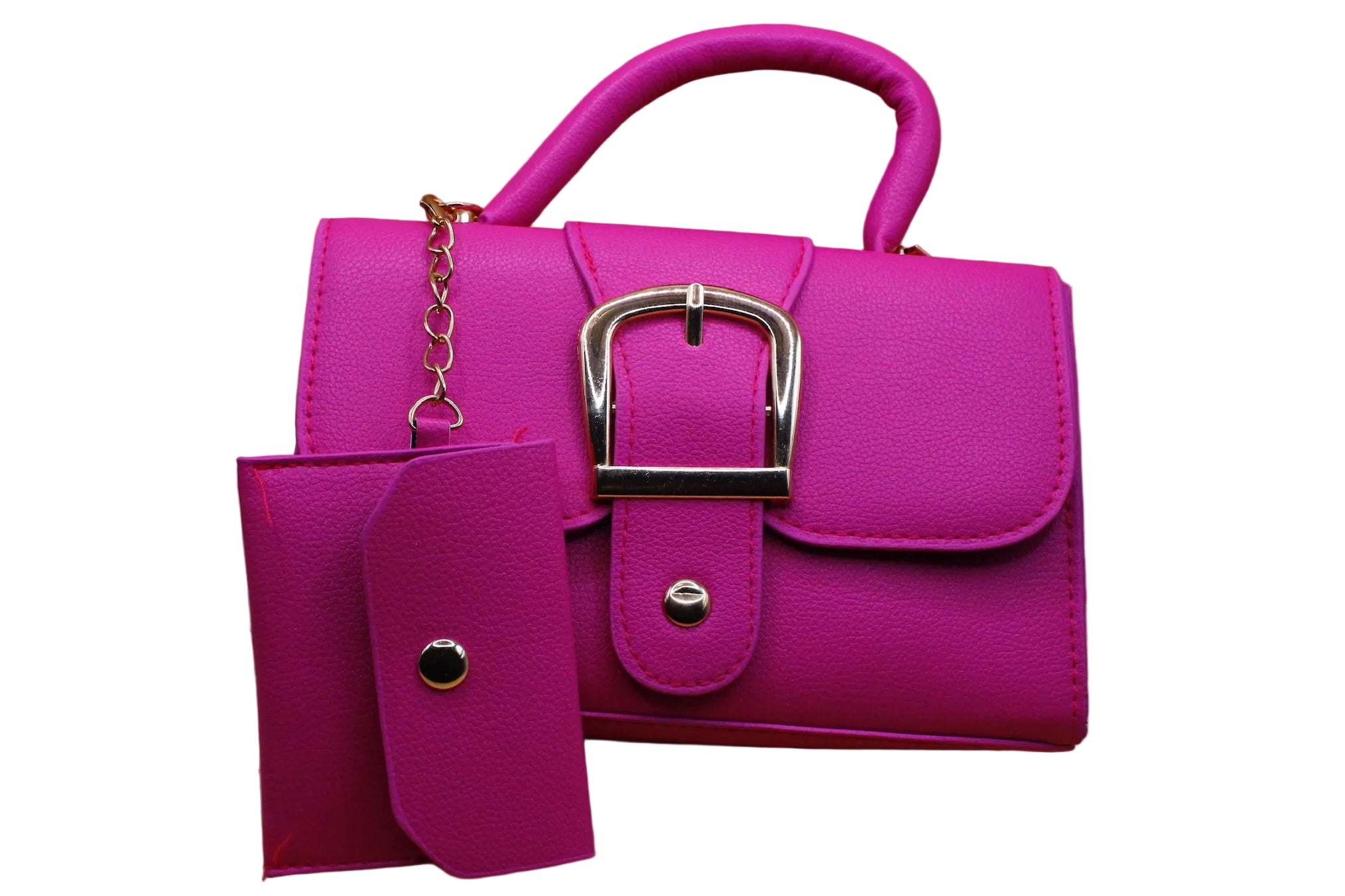 Pink Square tote handbag